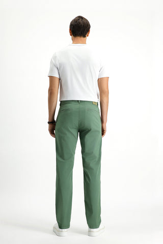  Orta Haki 6 Drop Regular Fit Standart Kesim Likral? Kanvas / Chino Pantolon-Ki??l?