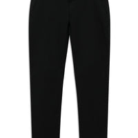 Siyah Regular Fit Standart Kesim Likralı Kanvas / Chino Pantolon