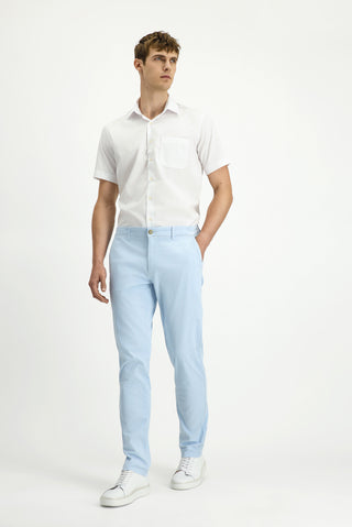  Gök Mavisi Regular Fit Likralı Kanvas / Chino Pantolon