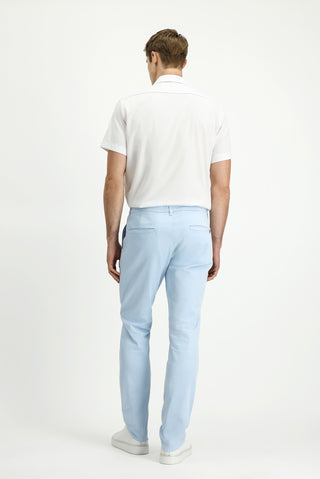  Gök Mavisi Regular Fit Likralı Kanvas / Chino Pantolon