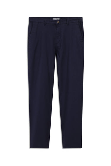  Koyu Lacivert Relaxed Fit Rahat Kesim Likralı Kanvas / Chino Pantolon