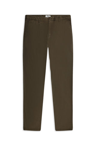  Koyu Haki Relaxed Fit Rahat Kesim Likralı Kanvas / Chino Pantolon