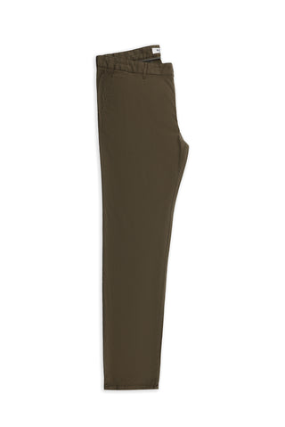  Koyu Haki Relaxed Fit Rahat Kesim Likralı Kanvas / Chino Pantolon