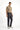 Orta Gri Slim Fit Dar Kesim Likralı Desenli Kanvas / Chino Pantolon