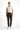  Orta Kahve Slim Fit Dar Kesim Likralı Desenli Kanvas / Chino Pantolon