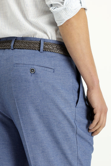Mavi Regular Fit Keten Karışımlı Pileli Klasik Kumaş Pantolon