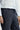 Koyu Lacivert Slim Fit Dar Kesim Beli Lastikli İpli Keten Karışımlı Pantolon