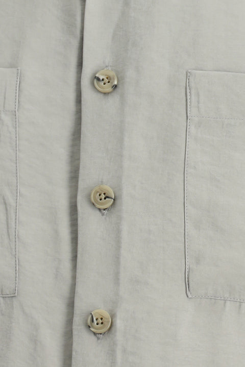 Koyu Vizon Uzun Kol Oversize Modal Karışımlı Gömlek