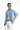  İndigo Uzun Kol Regular Fit Denim Pamuk Gömlek