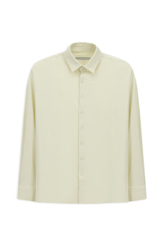  Kırık Beyaz Techno-Line Uzun Kol Regular Fit Likralı Gömlek