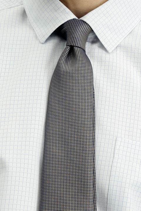 Açık Mavi Kısa Kol Regular Fit Ekose Pamuklu Kolay Ütülenebilir Gömlek