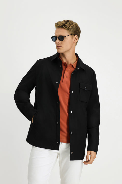 Siyah Spor Mevsimlik Mont