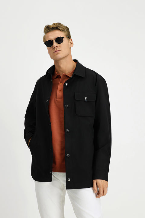 Siyah Spor Mevsimlik Mont