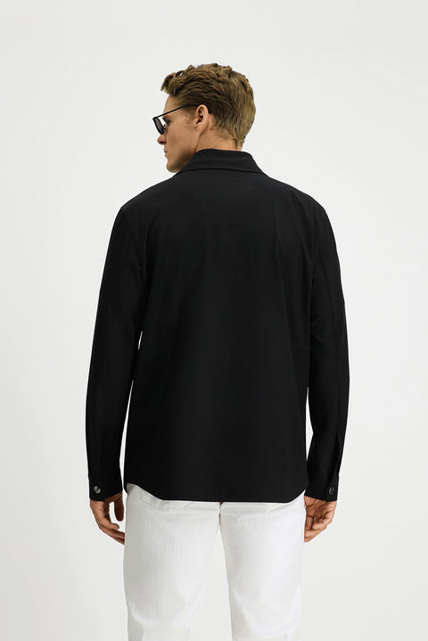 Siyah Spor Mevsimlik Mont