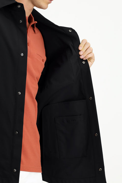 Siyah Spor Mevsimlik Mont