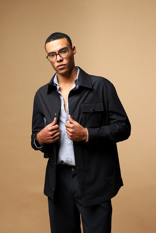  Koyu Lacivert Spor Mevsimlik Mont