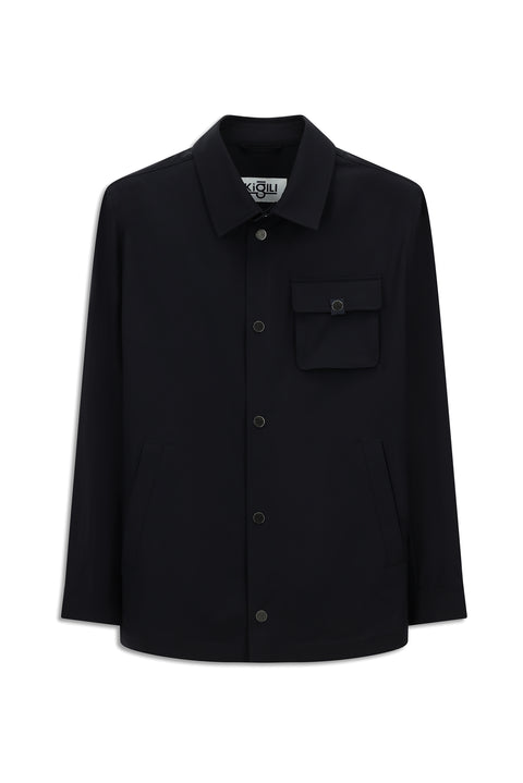 Koyu Lacivert Spor Mevsimlik Mont