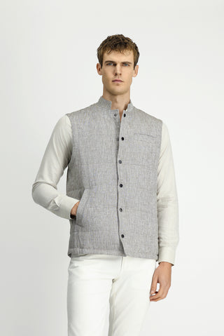  Orta Bej Spor Keten Yelek-Ki??l?