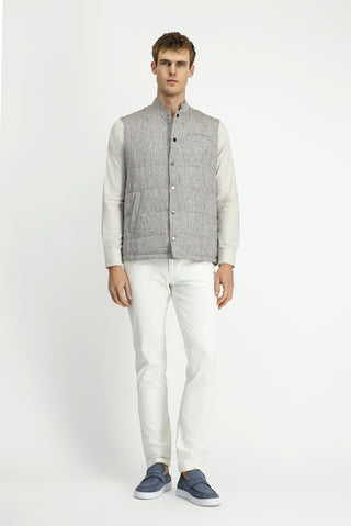  Orta Bej Spor Keten Yelek-Ki??l?