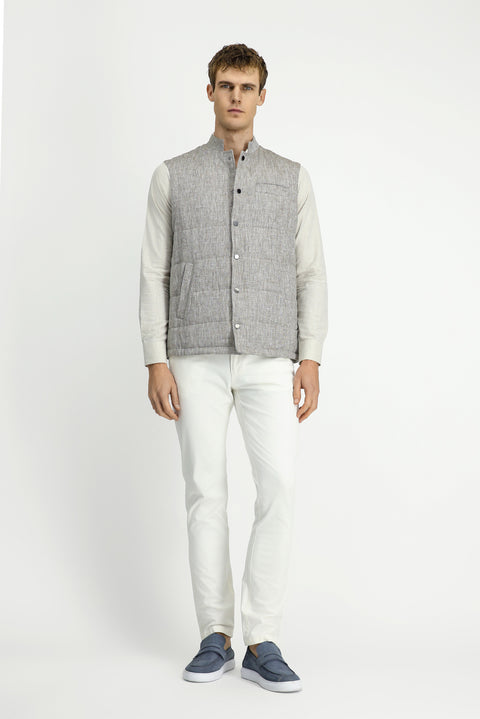 Orta Bej Spor Keten Yelek