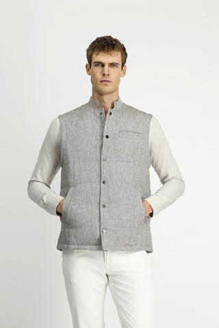  Orta Bej Spor Keten Yelek-Ki??l?