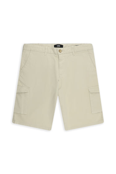  Taş Regular Fit Kargo Cepli Pamuklu Bermuda Şort