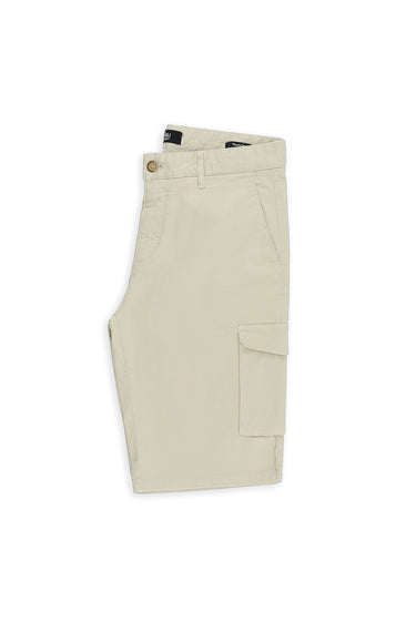  Taş Regular Fit Kargo Cepli Pamuklu Bermuda Şort