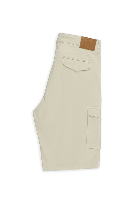 Taş Regular Fit Standart Kesim Kargo Cepli Pamuklu Bermuda Şort