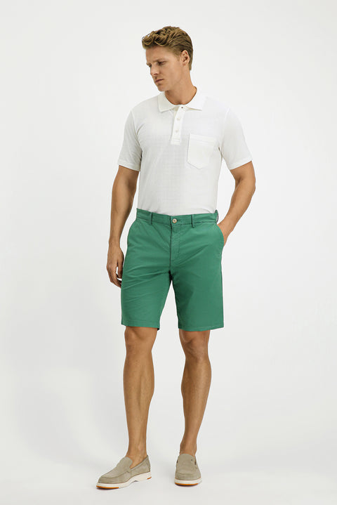 Petrol Yeşili 6 Drop Regular Fit Standart Kesim Pamuklu Bermuda Şort