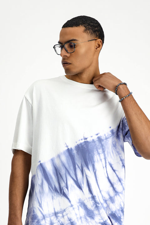 Off-White Crew Neck Oversize Cotton Printed T-Shirt