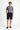  Orta Lacivert Bisiklet Yaka Slim Fit Dar Kesim Spor Tişört