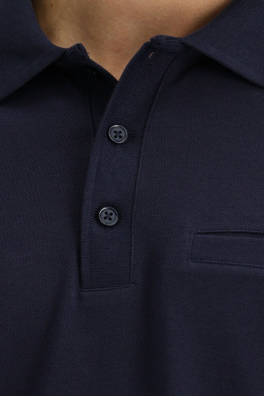 Koyu Lacivert Regular Fit Pamuk Cepli Polo Yaka Tişört