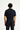 Siyah Techno-Line Regular Fit Likralı Baskılı Polo Yaka Tişört