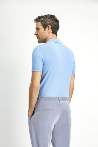  Mavi Regular Fit Pamuklu Polo Yaka Triko Tişört