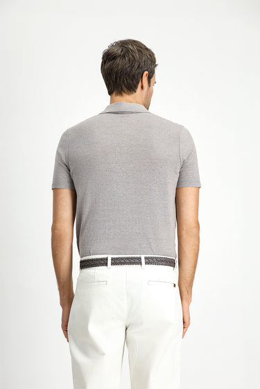  Orta Vizon Regular Fit Pamuklu Polo Yaka Triko Tişört
