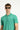 Koyu Yeşil Slim Fit Dar Kesim Pamuk Desenli Fermuarlı Polo Yaka Tişört