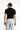 Siyah Slim Fit Dar Kesim Pamuk Polo Yaka Triko Tişört