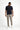 Koyu Lacivert Techno-Line Fermuarlı Likralı Slim Fit Dar Kesim Polo Yaka Tişört