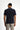 Koyu Lacivert Techno-Line Fermuarlı Likralı Slim Fit Dar Kesim Polo Yaka Tişört