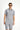  Açık Gri Slim Fit Dar Kesim Baskılı Polo Yaka Tişört
