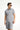  Açık Gri Slim Fit Dar Kesim Baskılı Polo Yaka Tişört