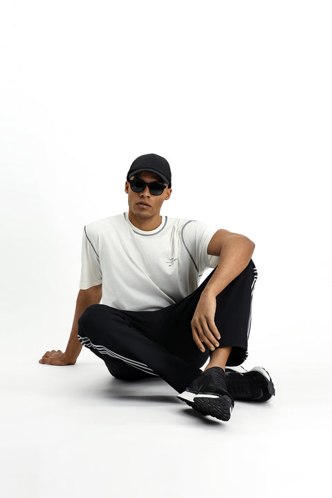 Siyah Likralı Sweatpant / Eşofman Altı