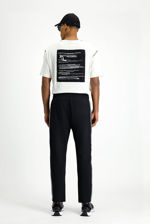 Siyah Likralı Sweatpant / Eşofman Altı