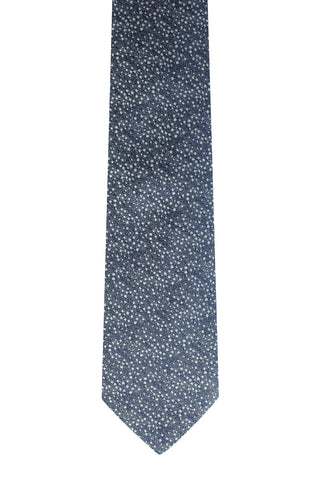  Açık Mavi Mikro Desenli Kravat