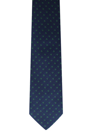  Lacivert Desenli Kravat