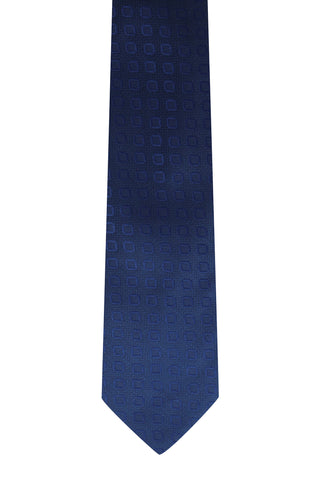  Lacivert Desenli Kravat-Ki??l?