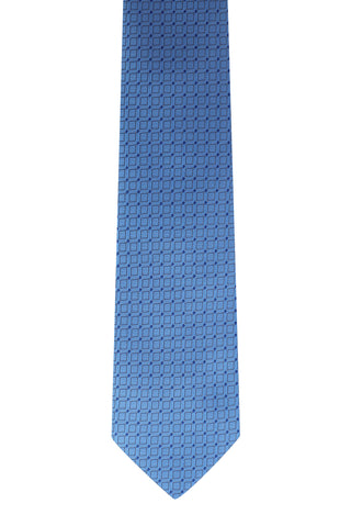  Açık Mavi Desenli  Kravat