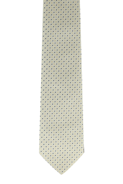 Açık Sarı Desenli Kravat