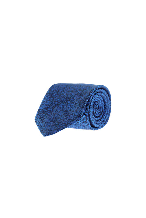Blue Patterned Tie