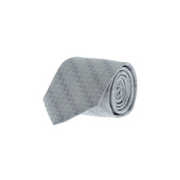 Açık Gri Desenli Kravat